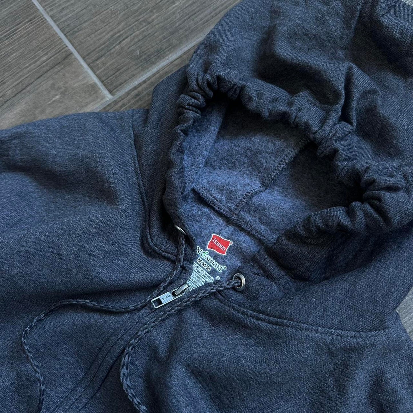 Y2k grey zip baggy M hoodie