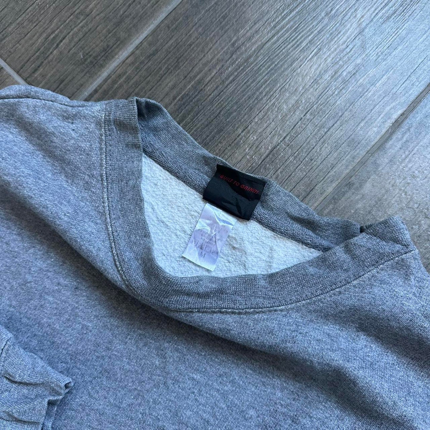 Independent vintage grey y2k baggy sweatshirt