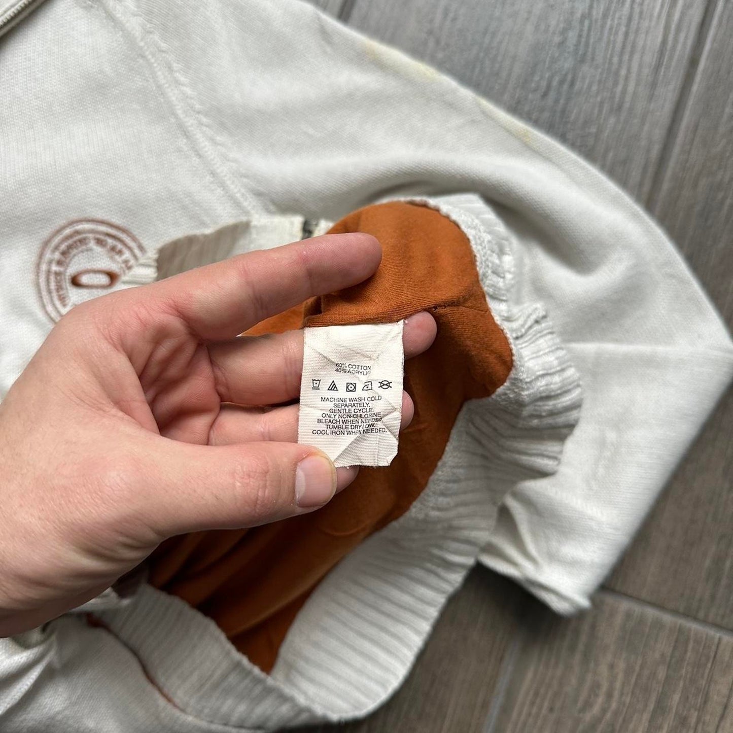 Oakley archive 90s Y2k Japanese style knitted S-M sweater