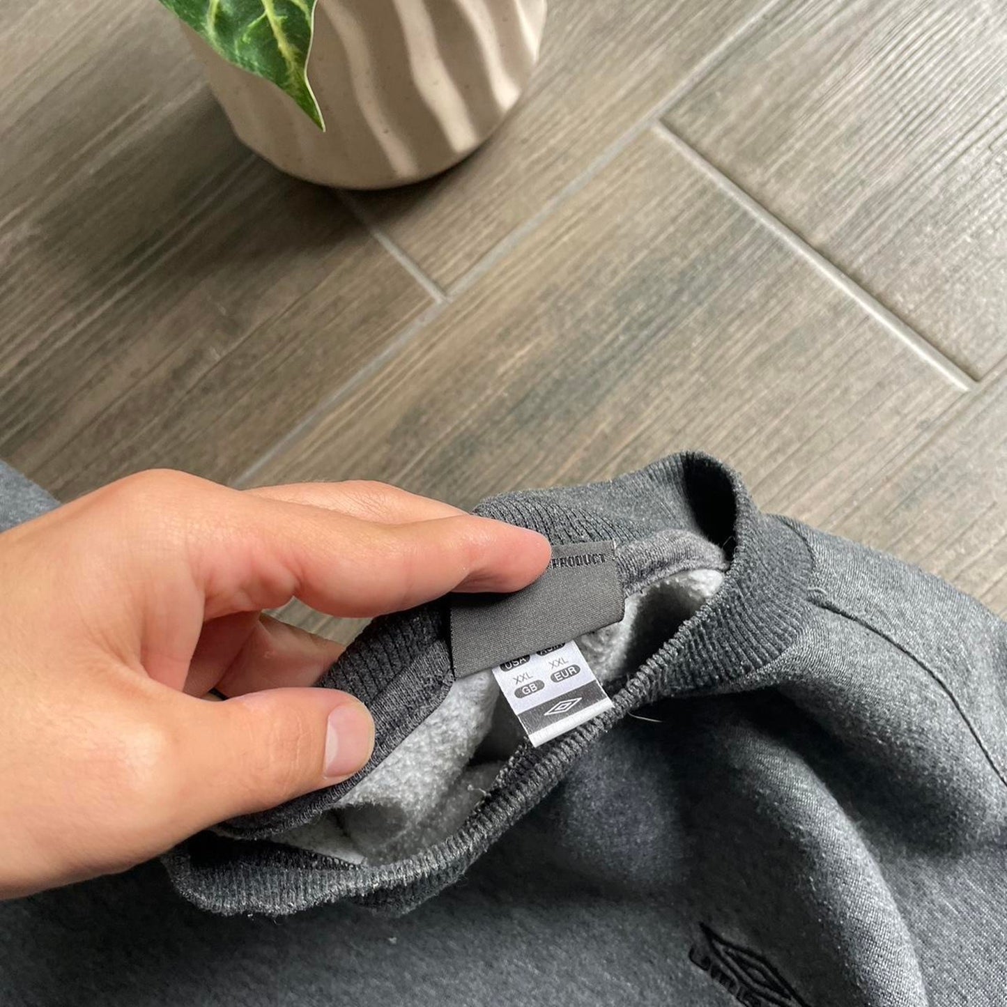 Umbro grey oversized y2k sport XXL sweatshirt