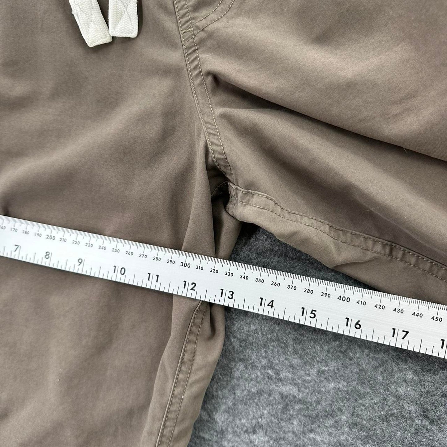 Nike brown shorts with light