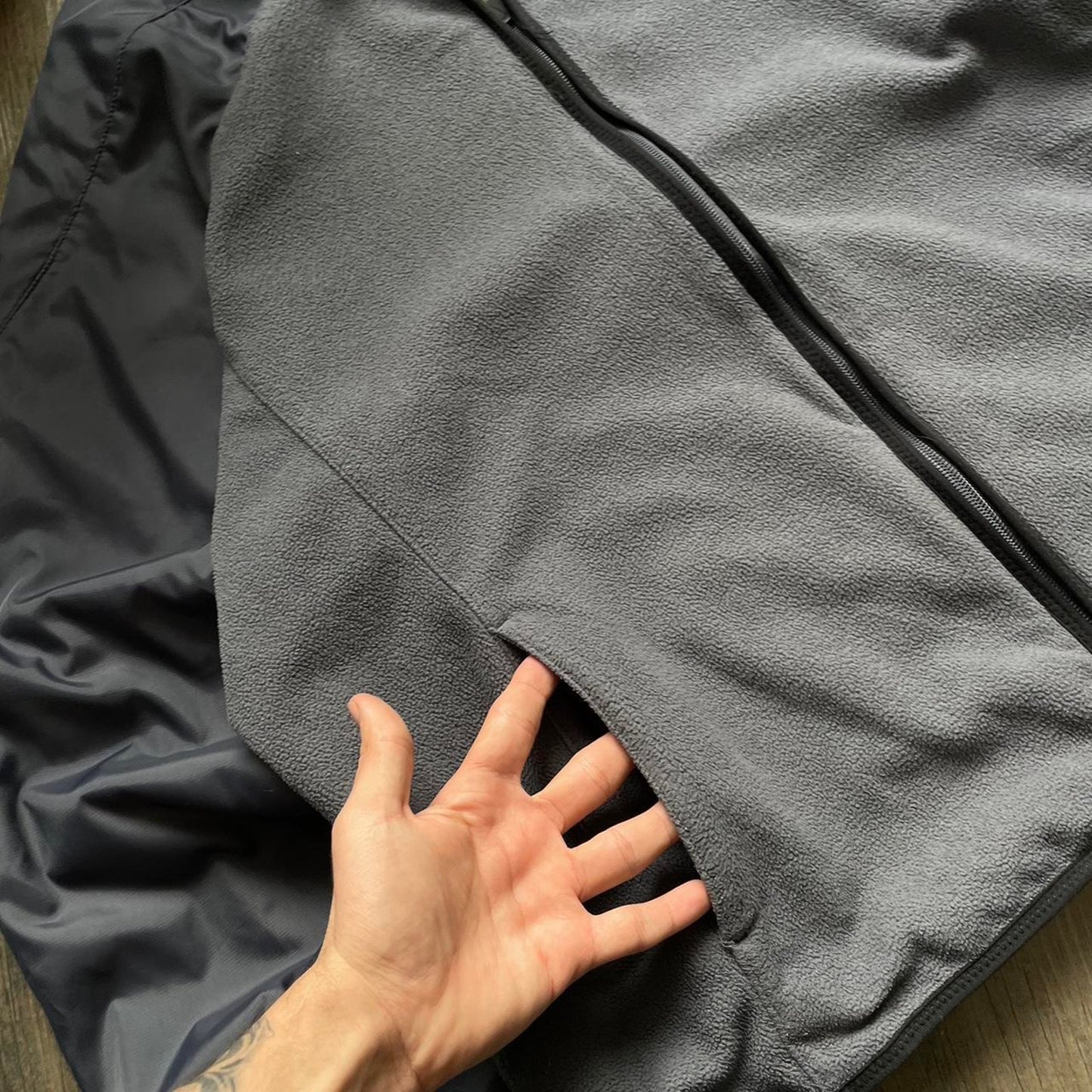 Nike zip y2k fleece zip jumper