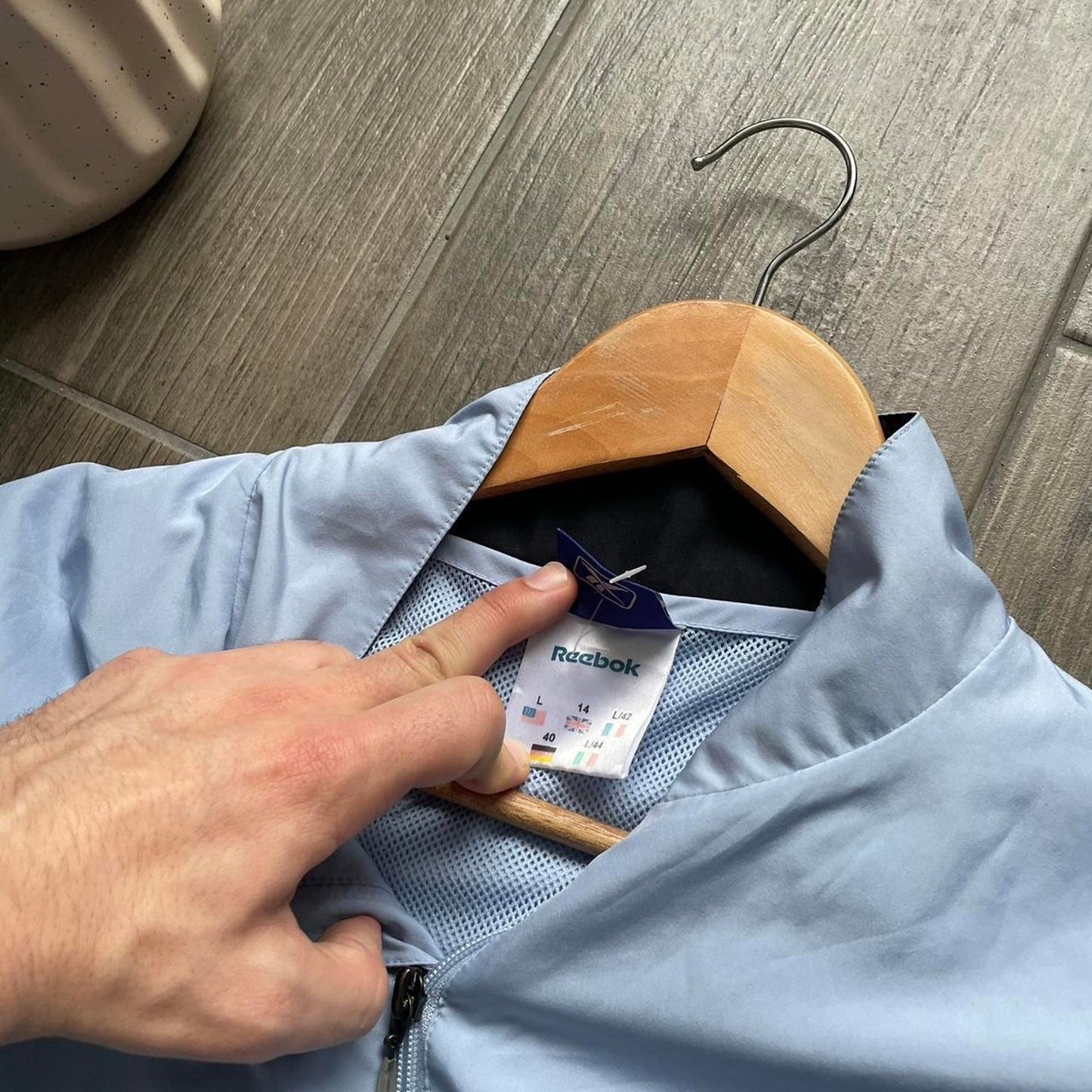 Reebok light y2k gorpcore outdoor baggy jacket