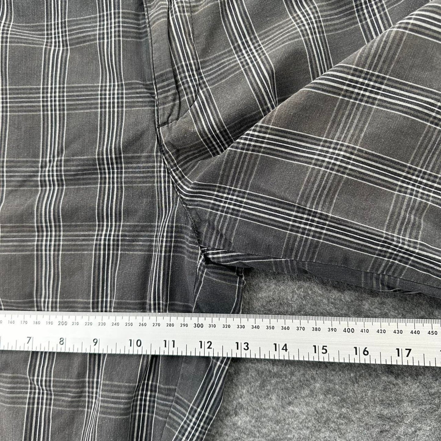 Quiksilver grey plaid shorts