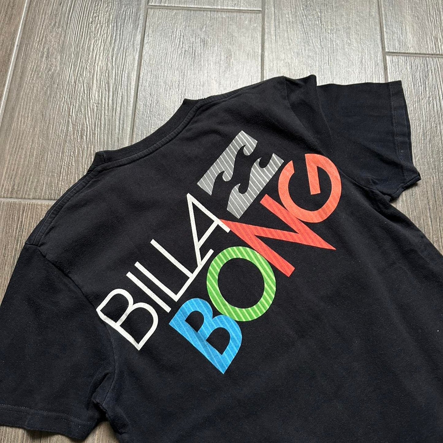 Billabong black graphic tee
