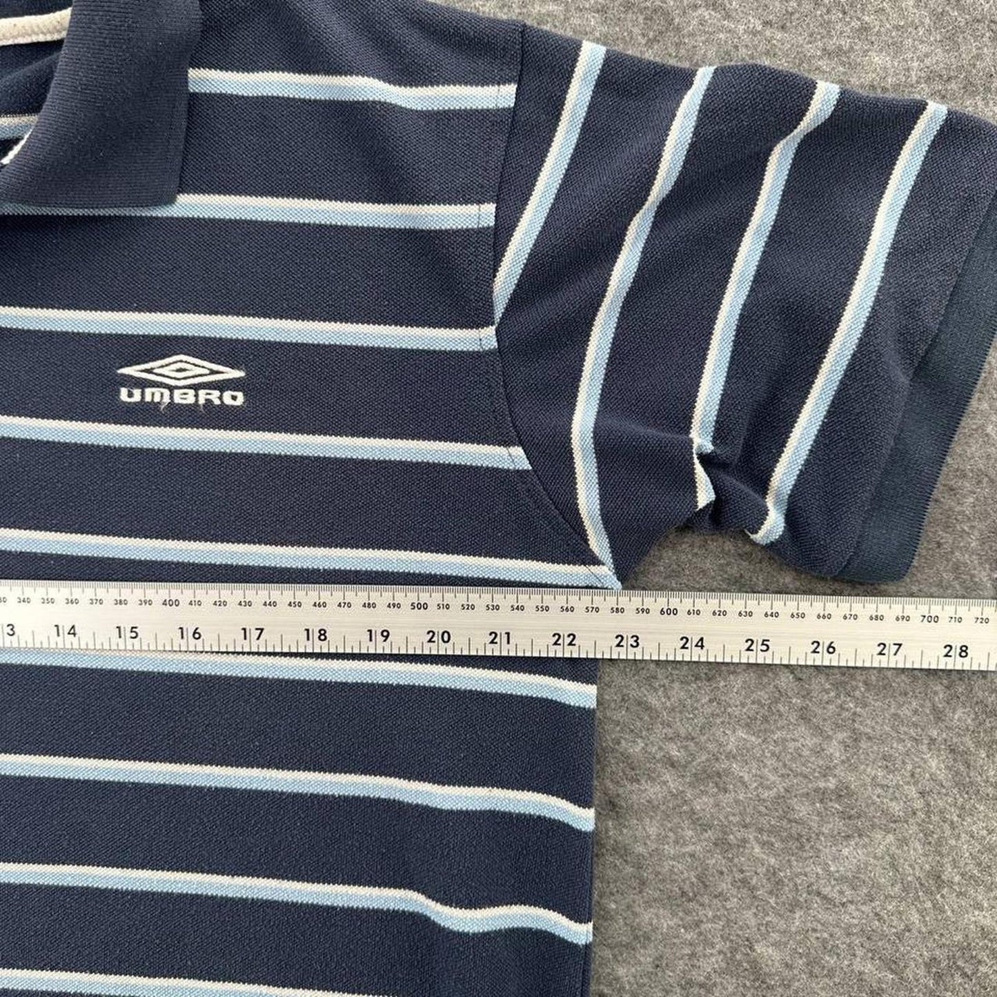 Umbro navy blue with white