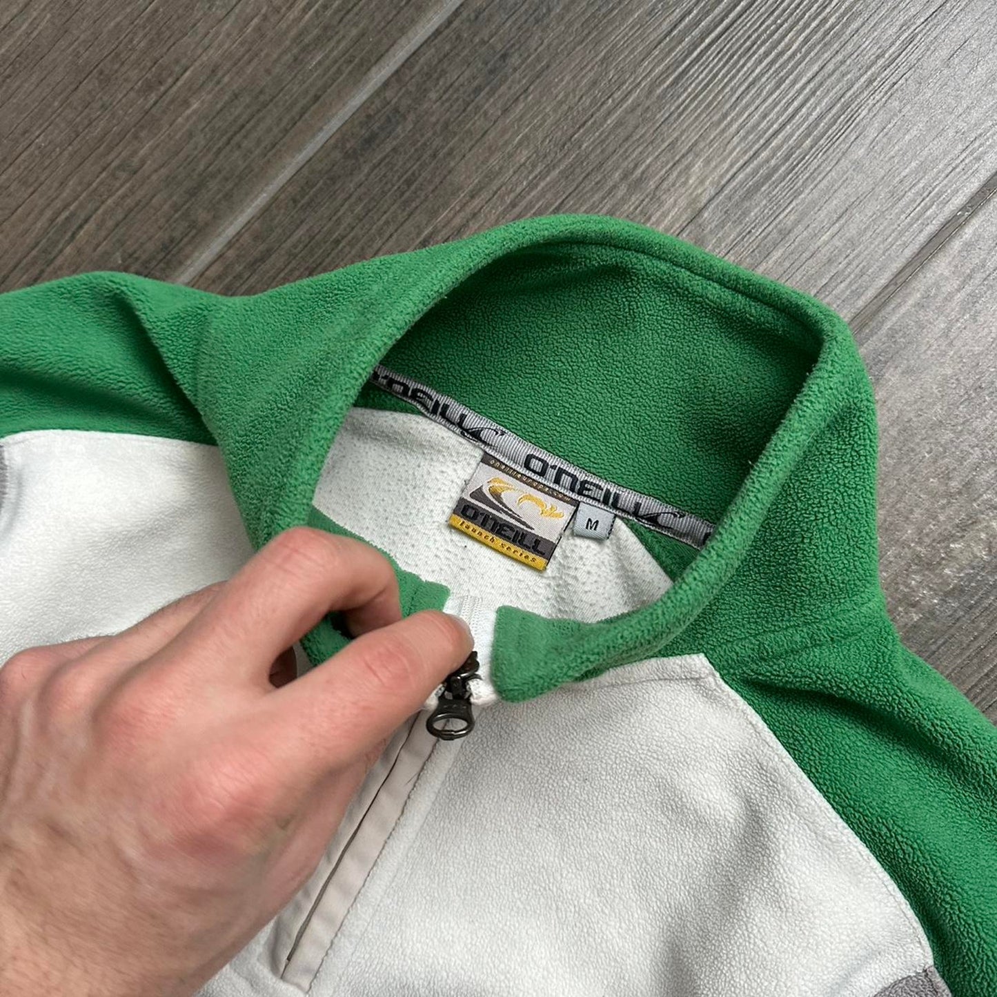 Oneill quarter zip fleece vintage jumper
