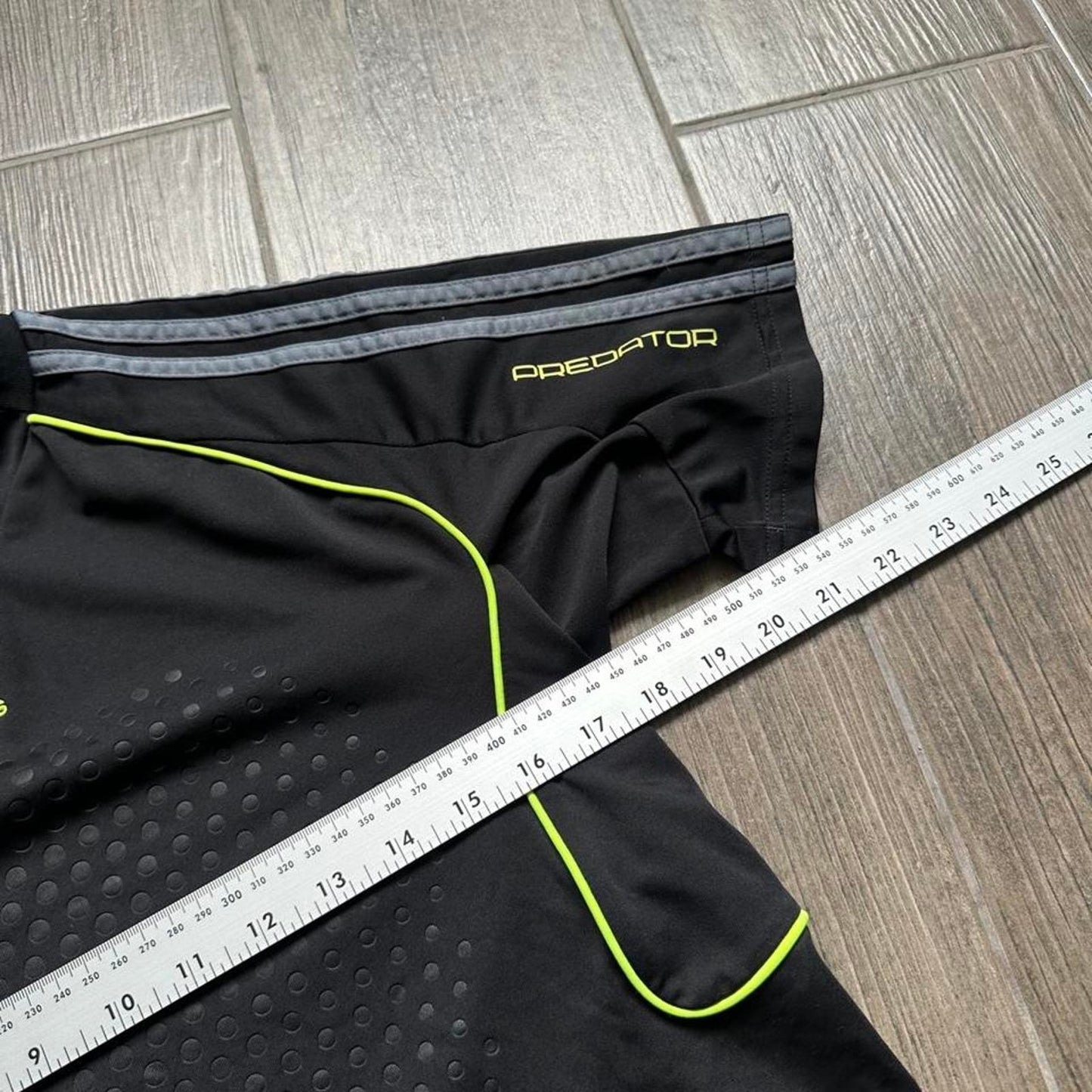 Adidas black and yellow sportswear shirt