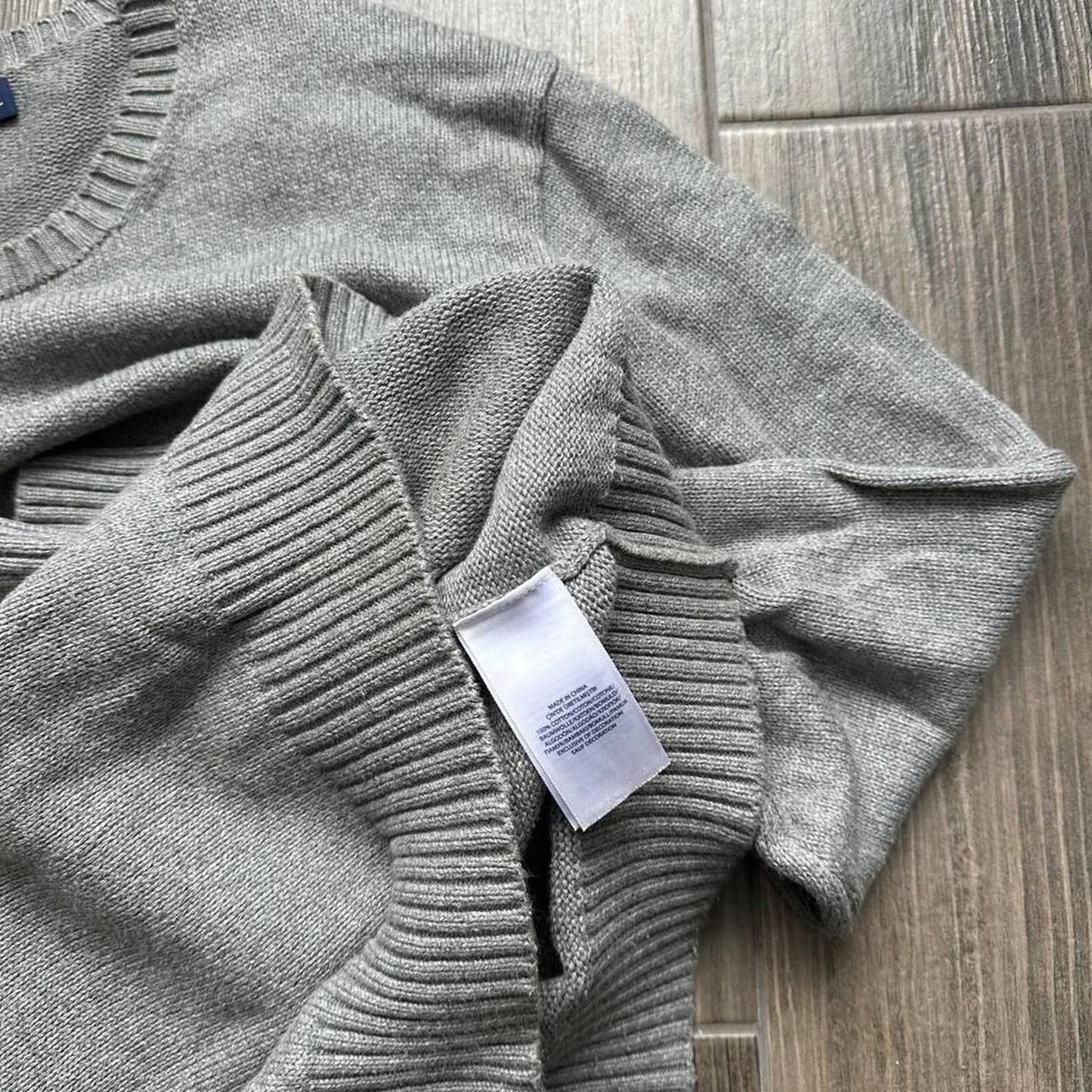 Polo Ralph Lauren knitted grey sweater