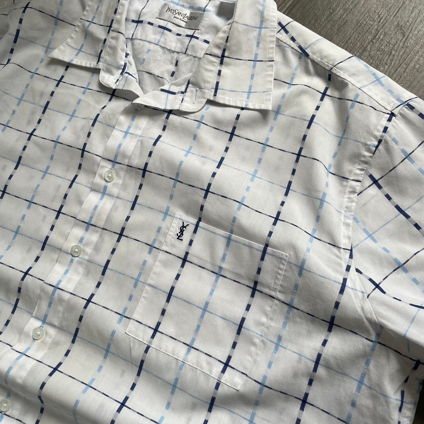 Yves Saint Lauren luxury y2k baggy streetwear M shirt