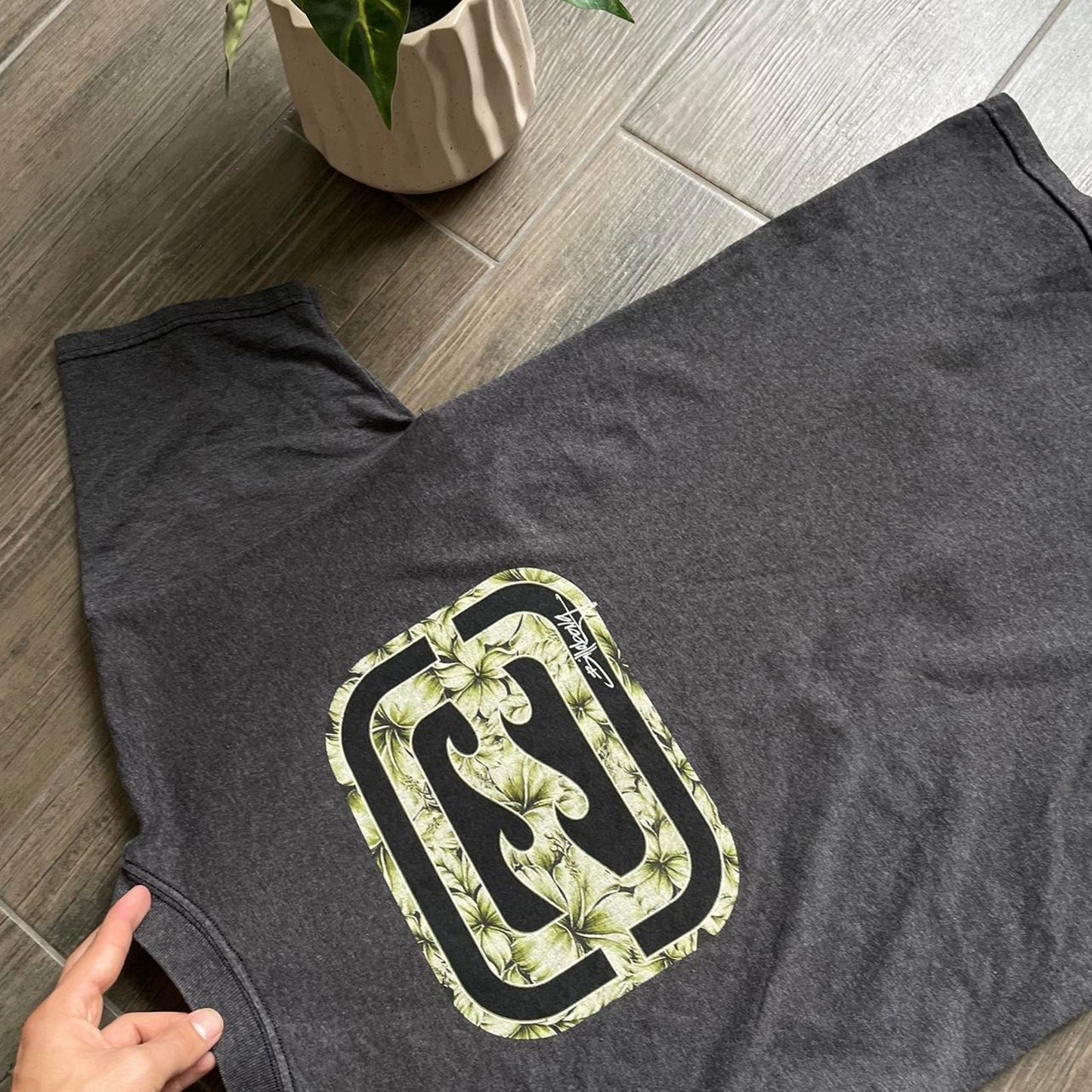 Billabong y2k vintage grey baggy M tee