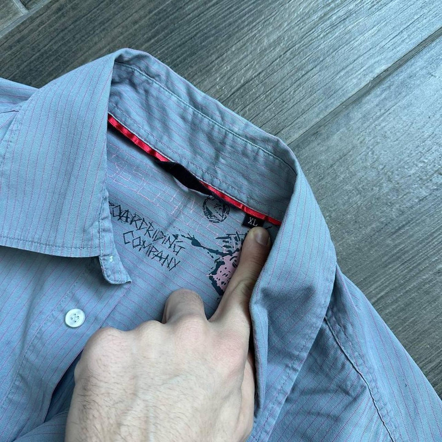 Y2K Quiksilver blue surf vintage shirt