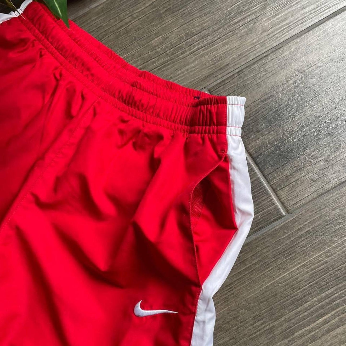 Nike red baggy y2k nylon