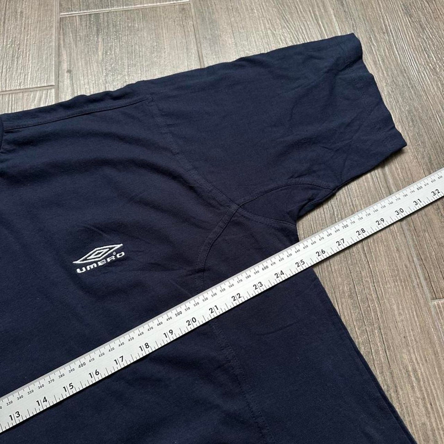 Navy blue Umbro t-shirt with embroidered logo