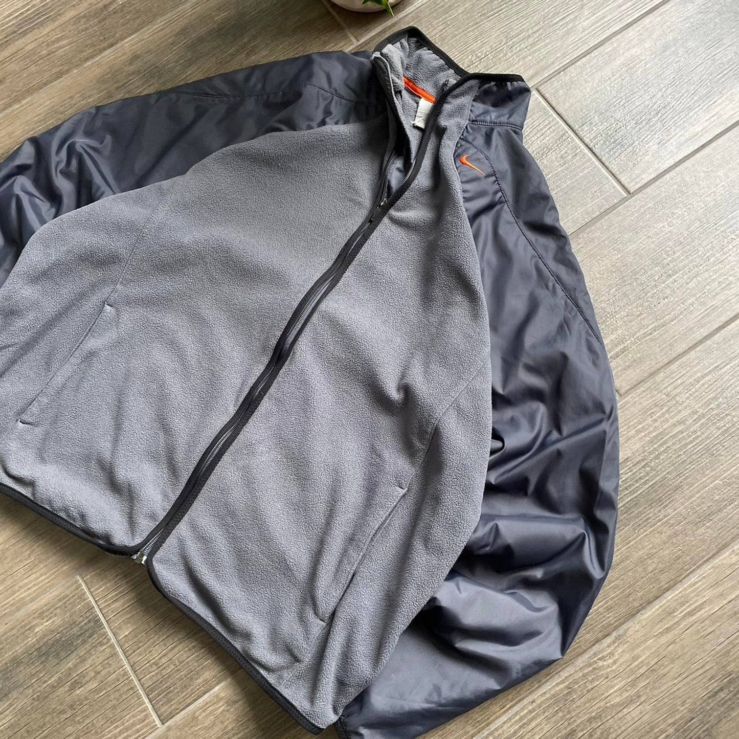 Nike zip y2k fleece zip jumper