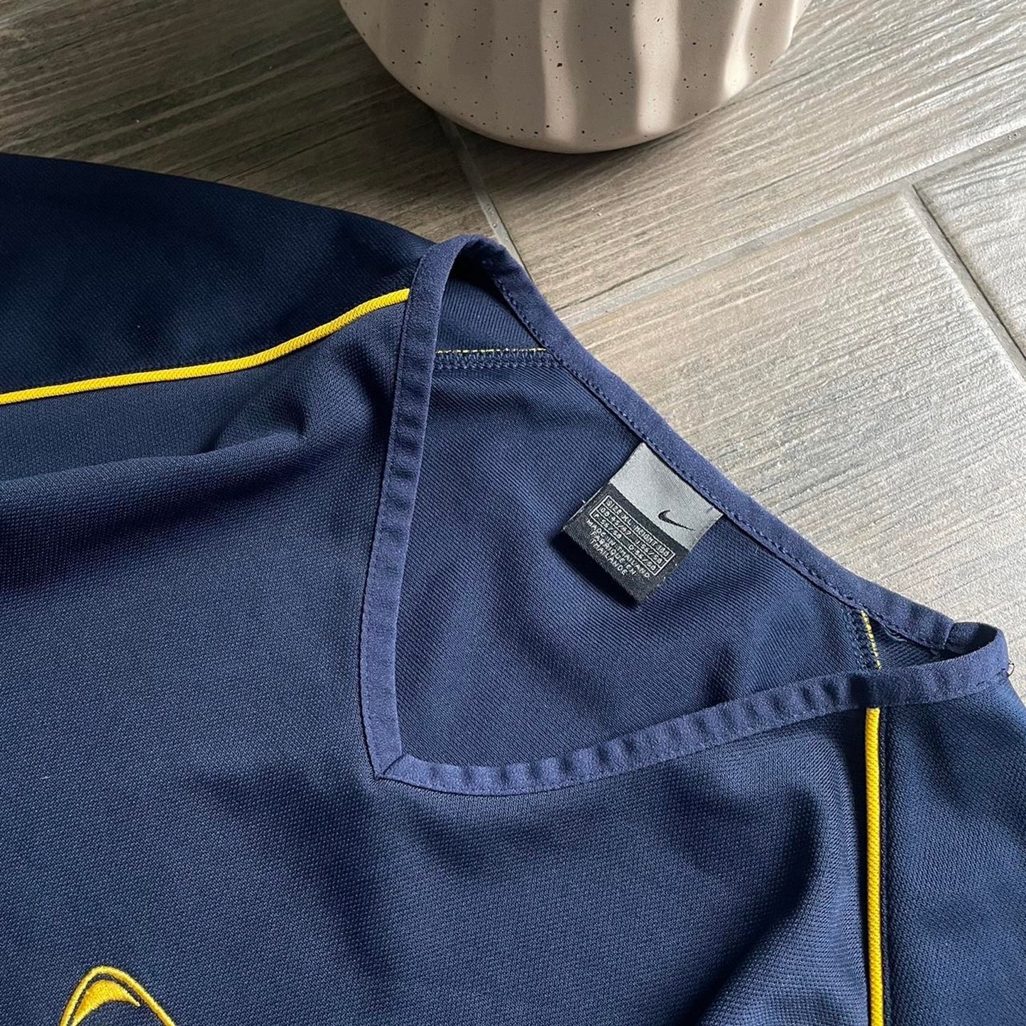 Nike navy jersey vintage baggy y2k streetwear XL tee