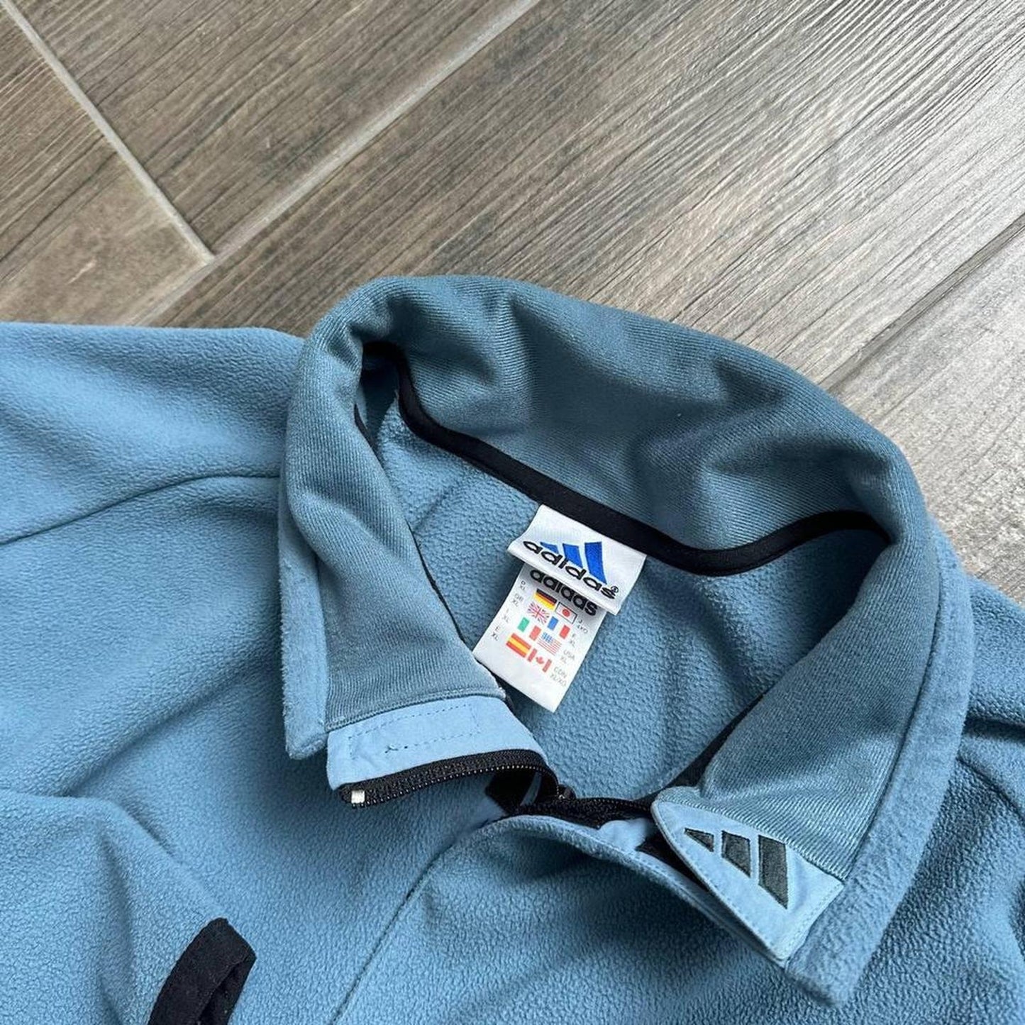 Adidas fleece oversized y2k L jumper