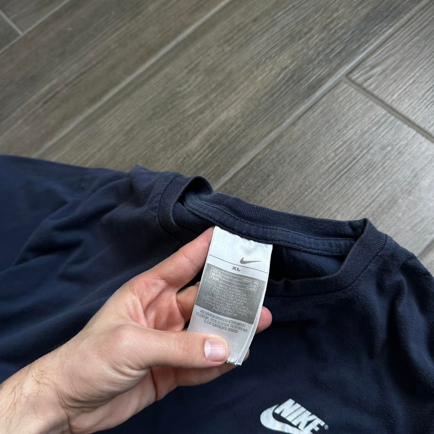 Nike air navy blue t shirt