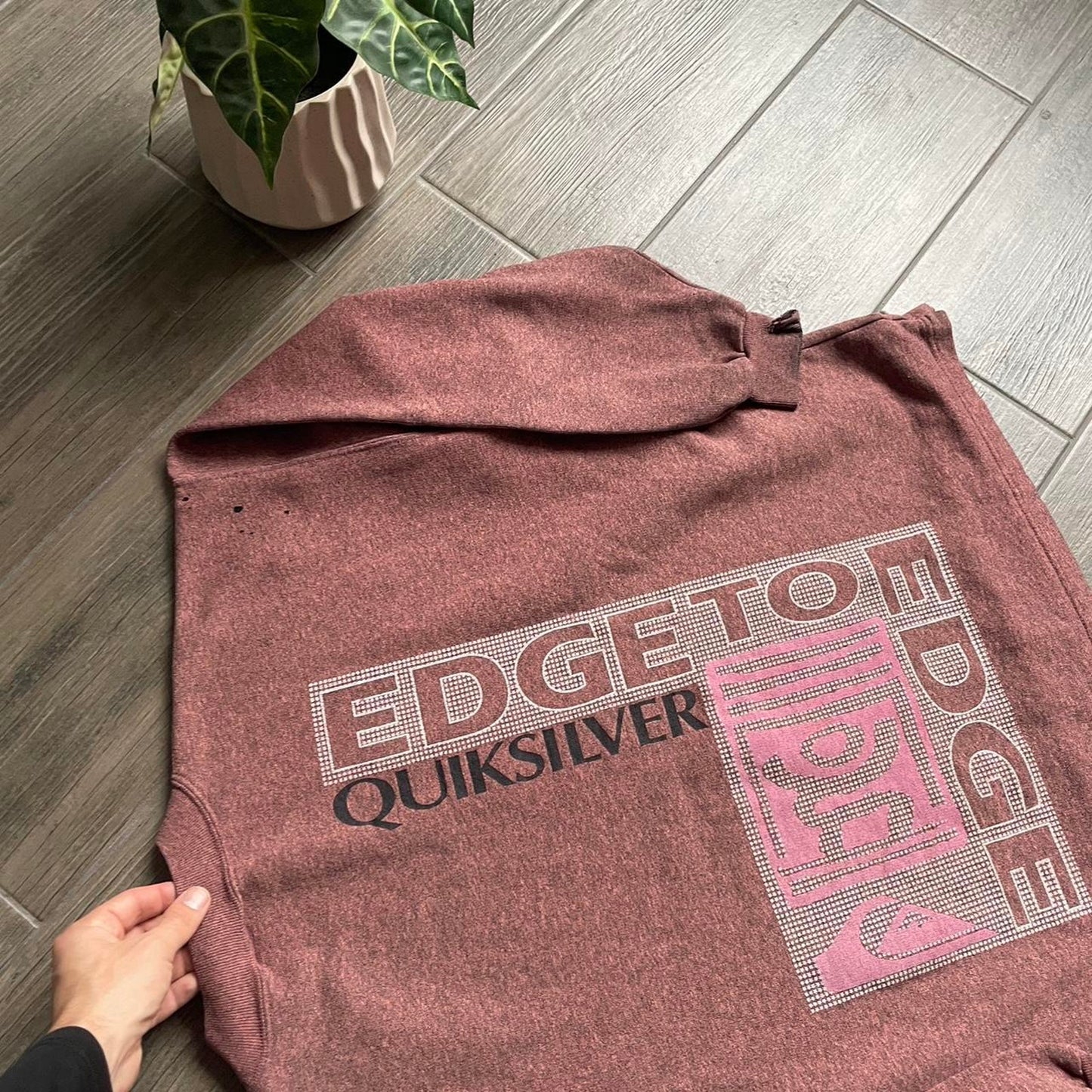 Quiksilver 90s archive surf-wear L sweatshirt