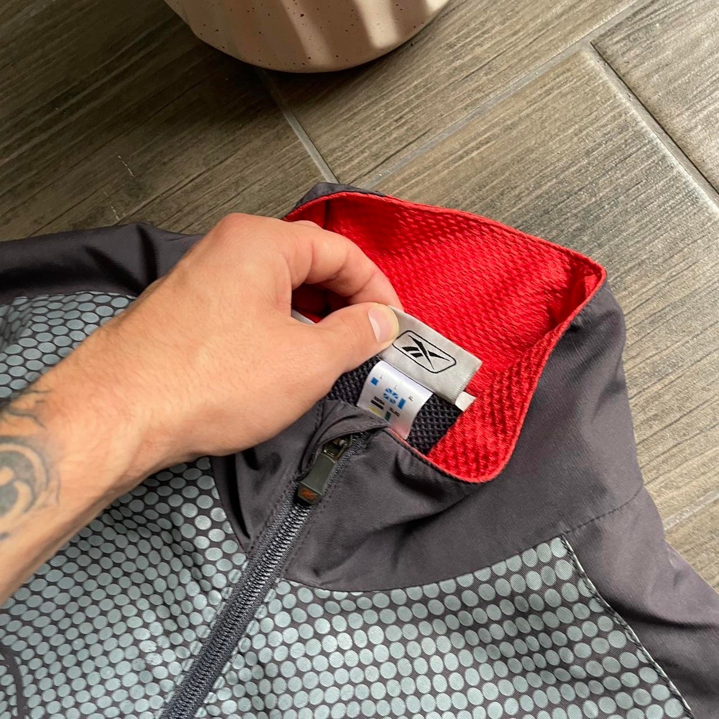 Reebok zip nylon vintage baggy y2k L jacket