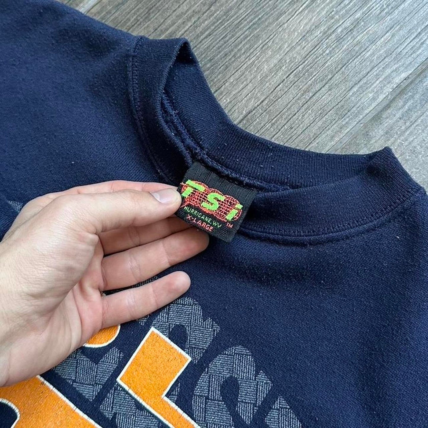 Vintage y2k navy XL sweatshirt