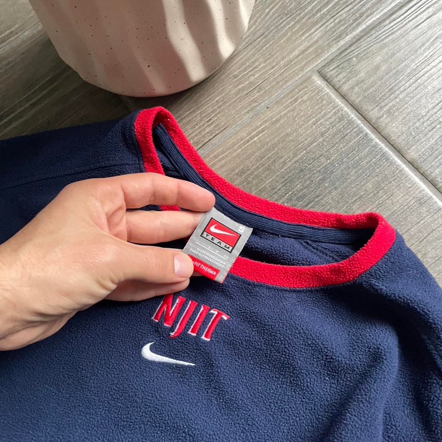 Y2K Nike boxy fit fleece swoosh baggy sweatshirt