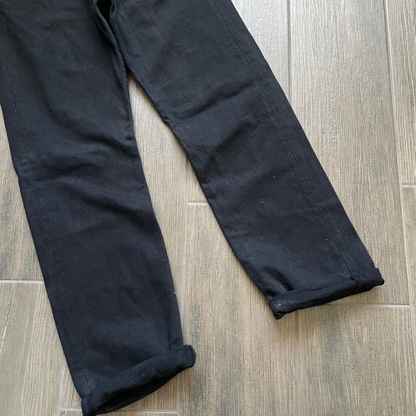 Levis black vintage denim jeans