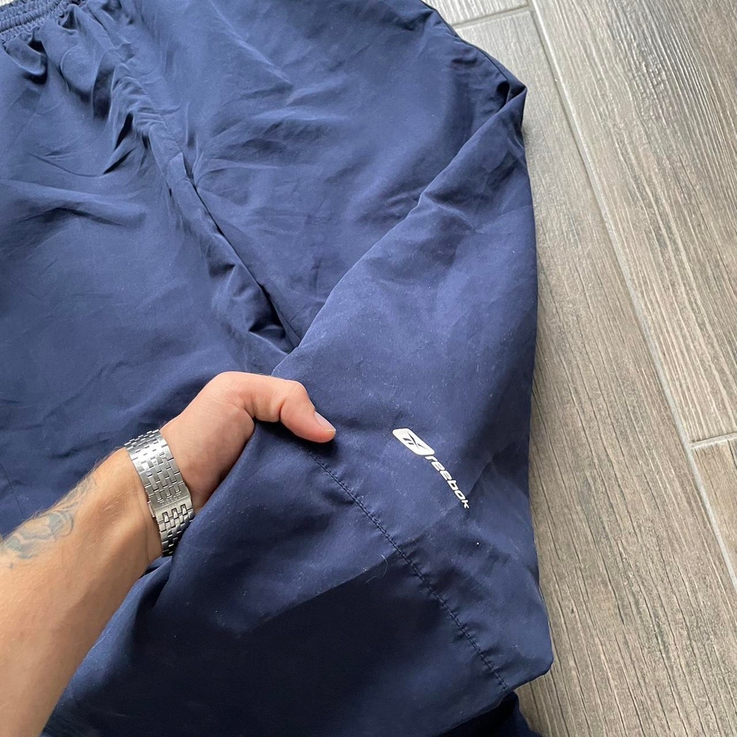 Reebok y2k baggy fit vintage blue sweatpants