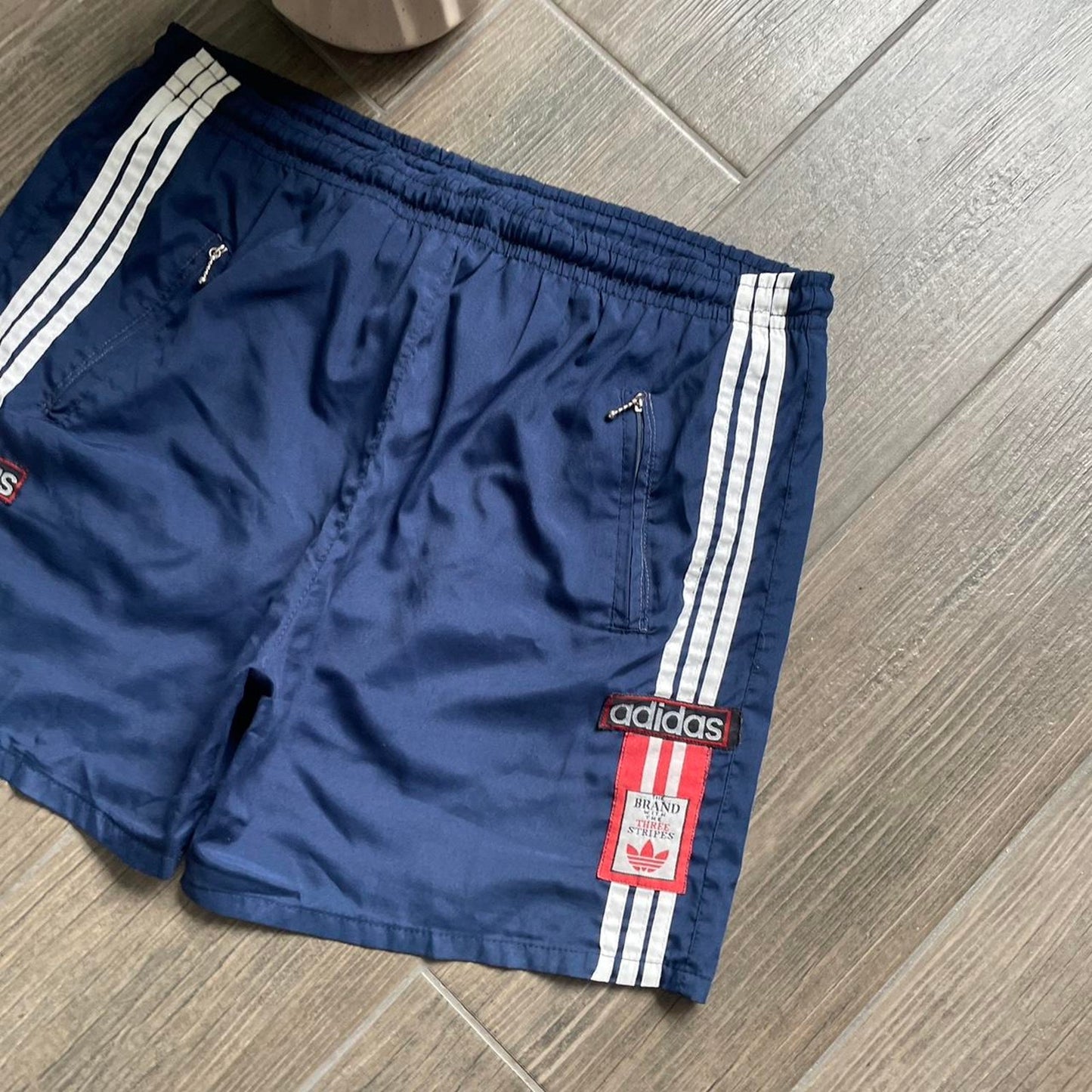 Adidas nylon baggy jersey shorts