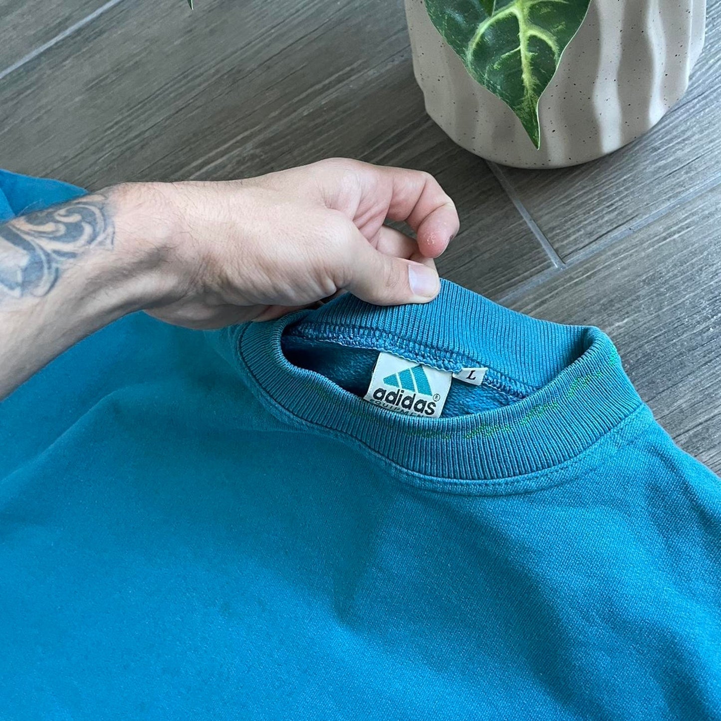 Adidas equipment y2k baggy sweatshirt