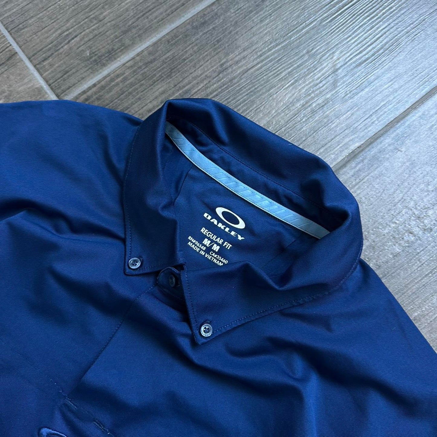 Oakley software navy y2k polo tee