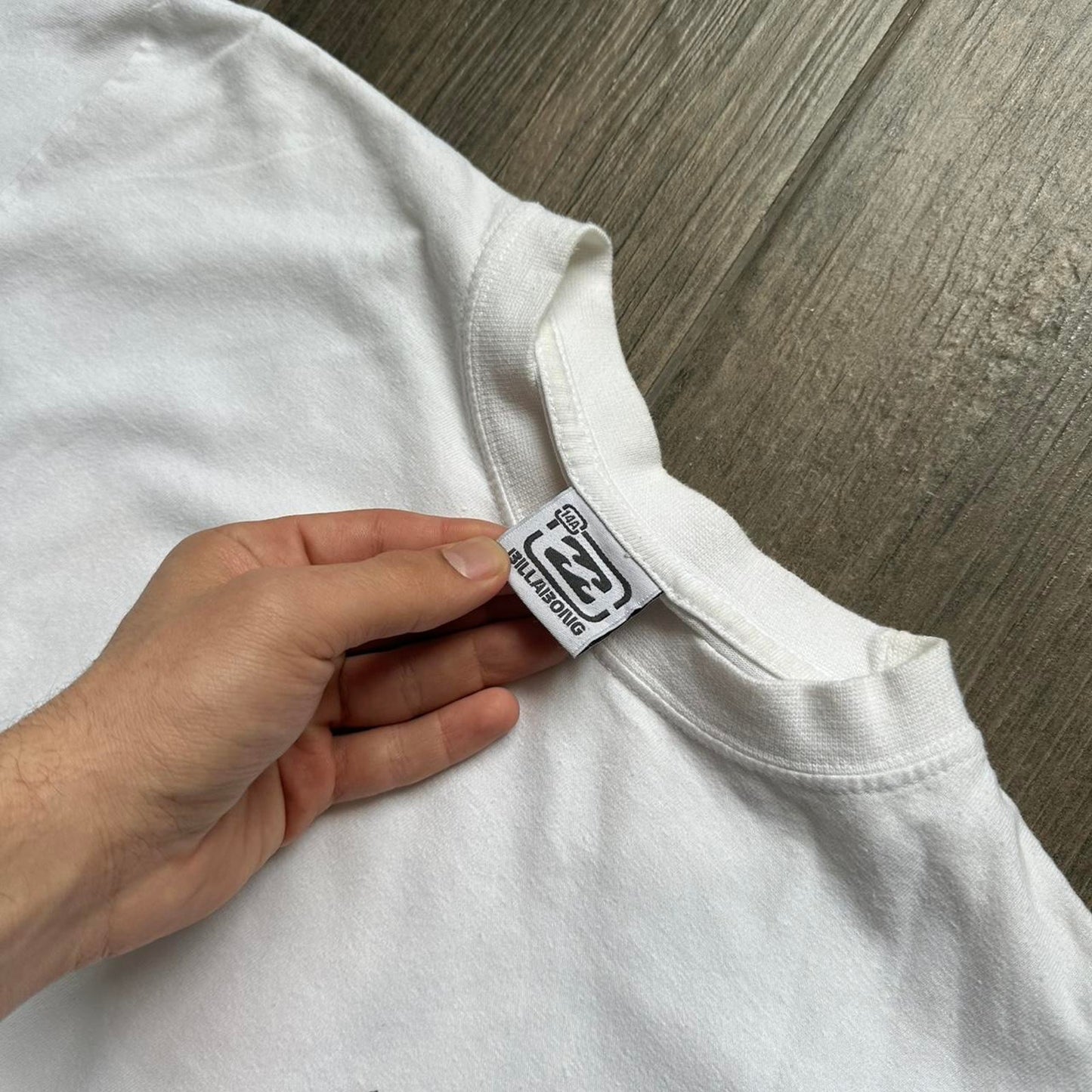 Billabong white surf tee