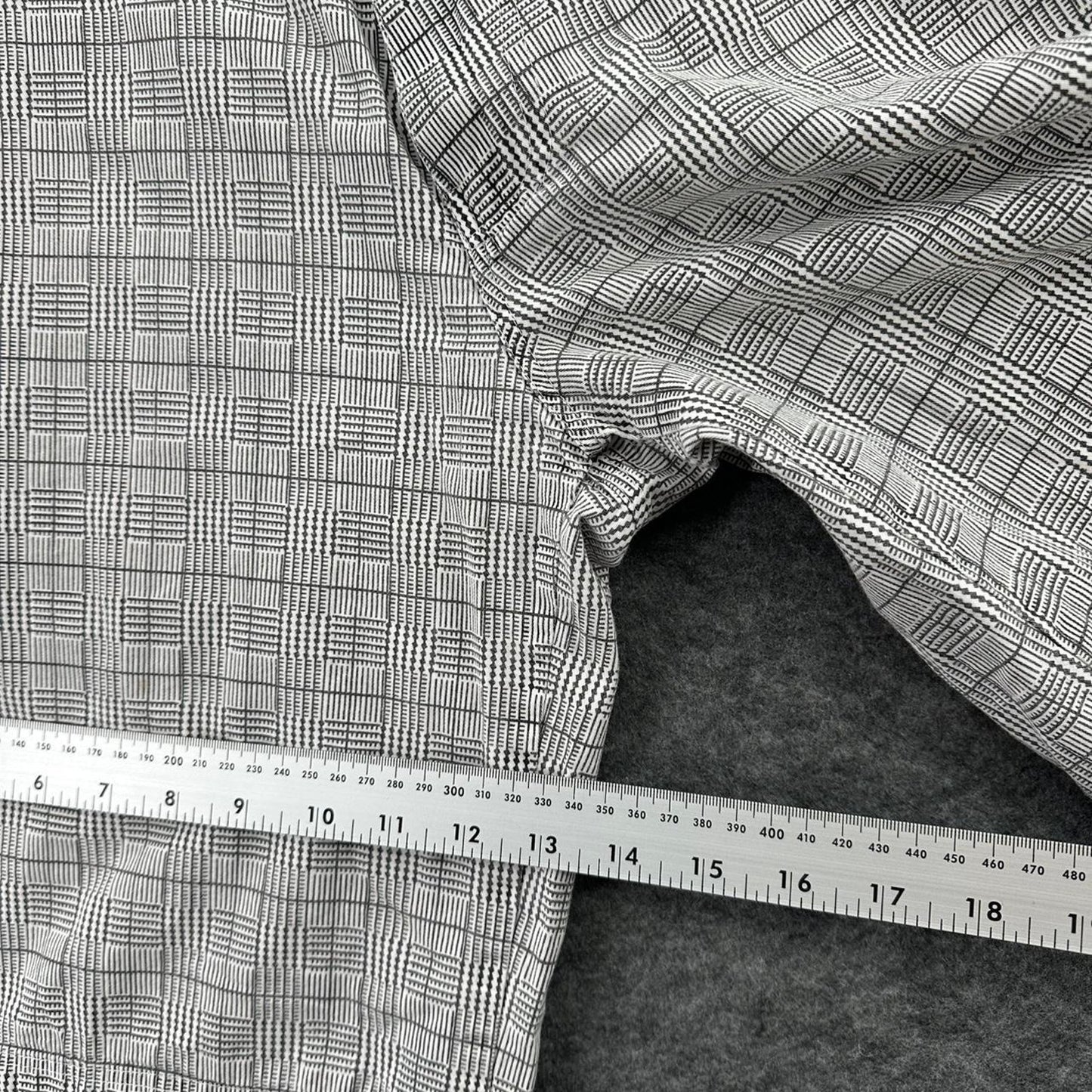 Billabong grey plaid board shorts