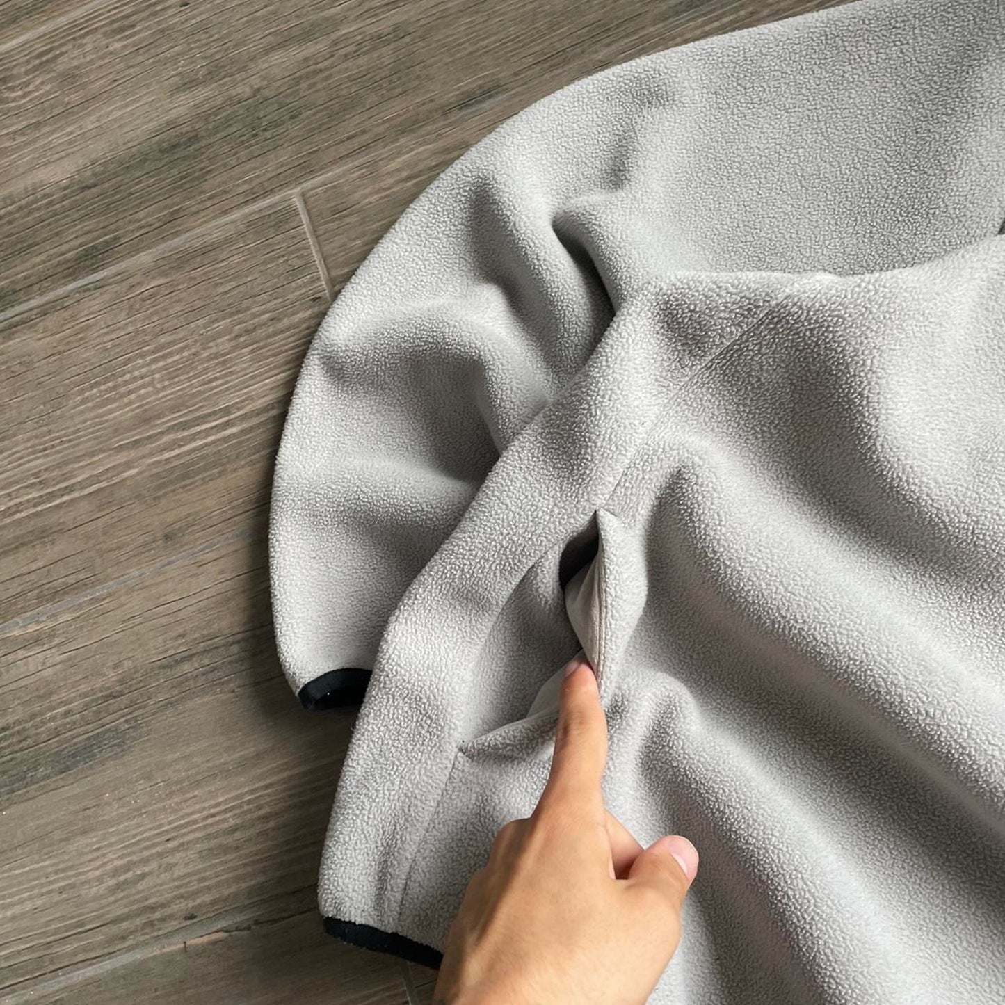 Champion fleece grey y2k baggy jumper