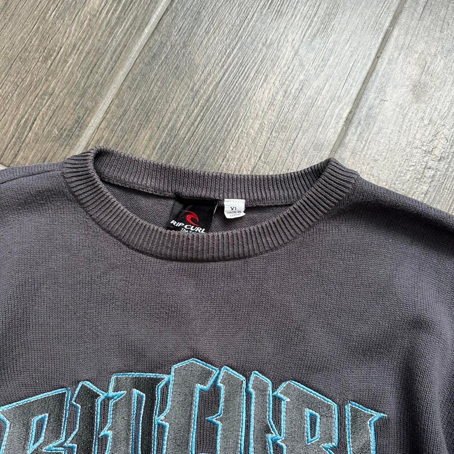 Rip curl y2k baggy sweater