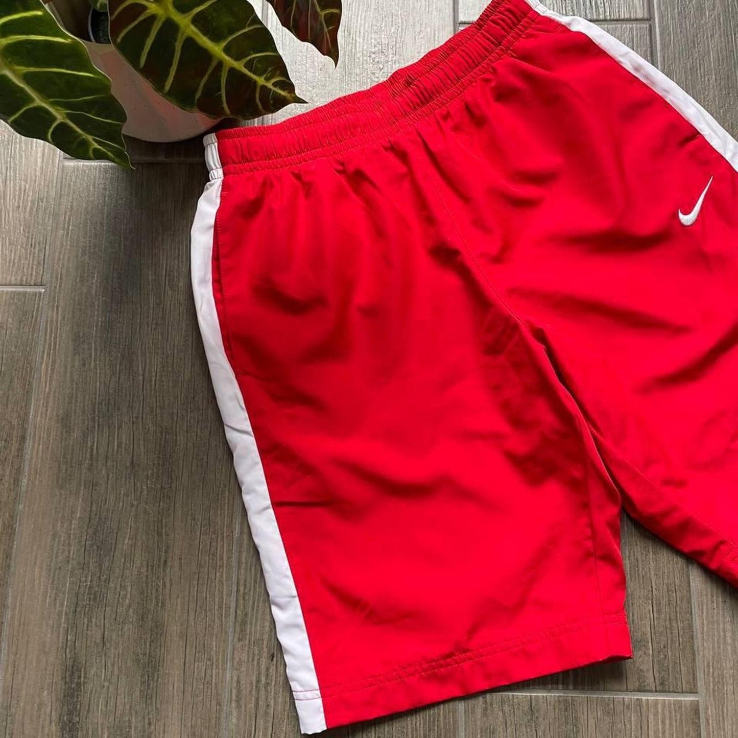 Nike red baggy y2k nylon