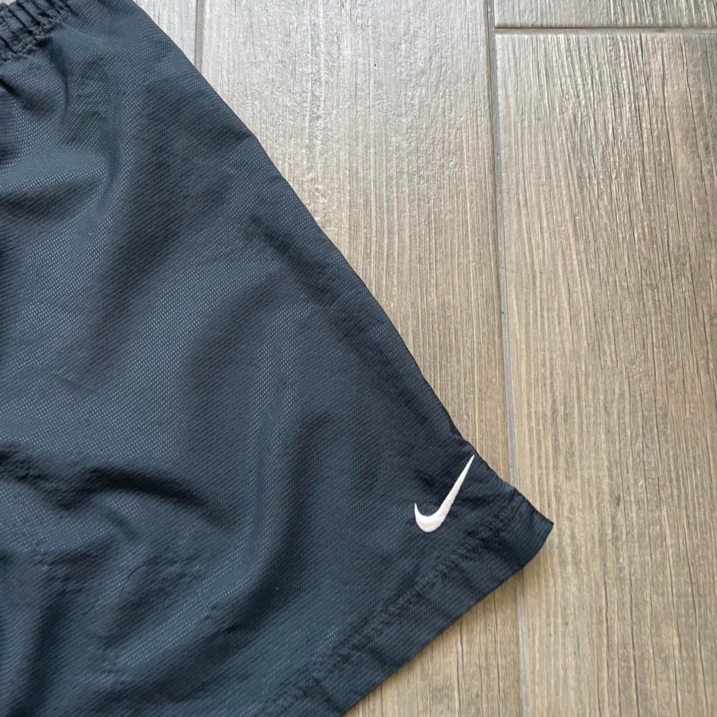 Nike black baggy nylon shorts