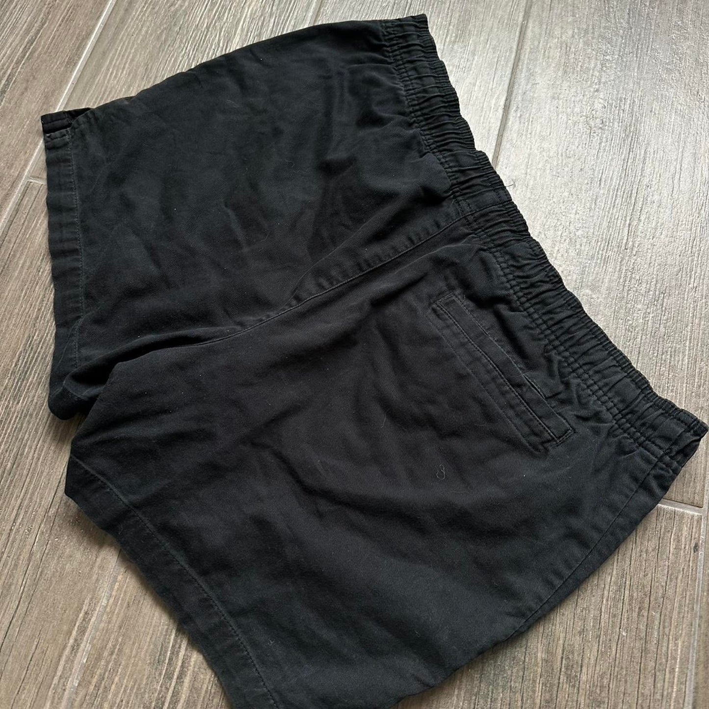 Nike black shorts with white
