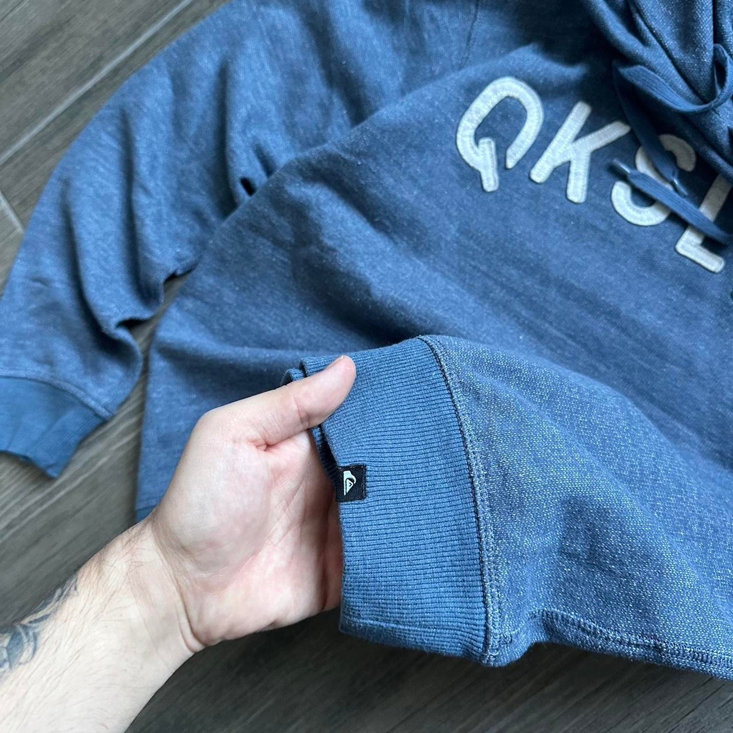 Quiksilver surf-wear blue S hoodie