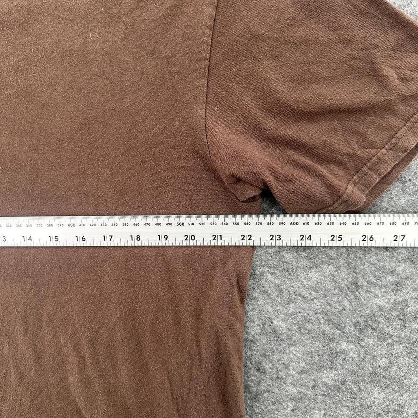 Brown quiksilver cotton t shirt with