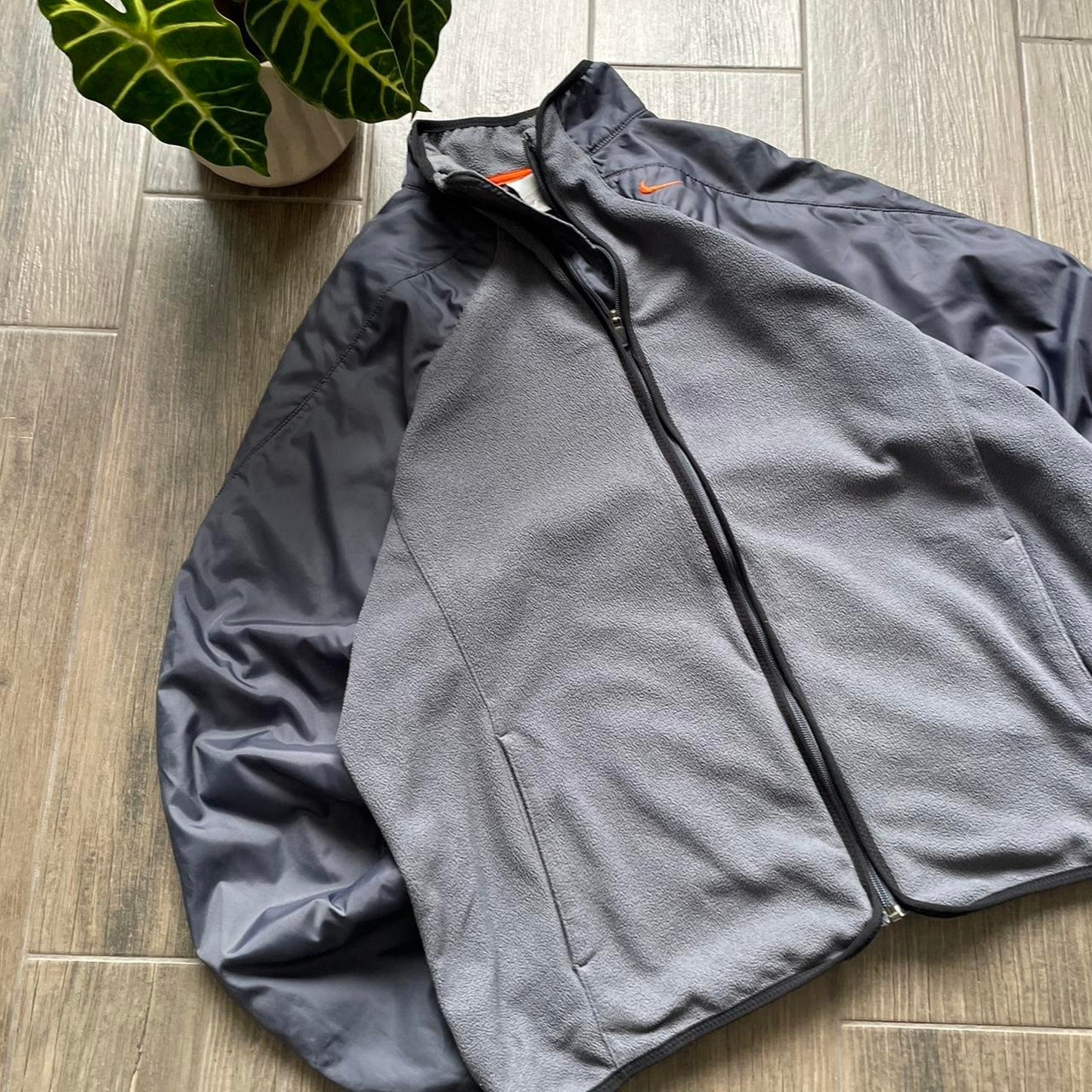 Nike zip y2k fleece zip jumper