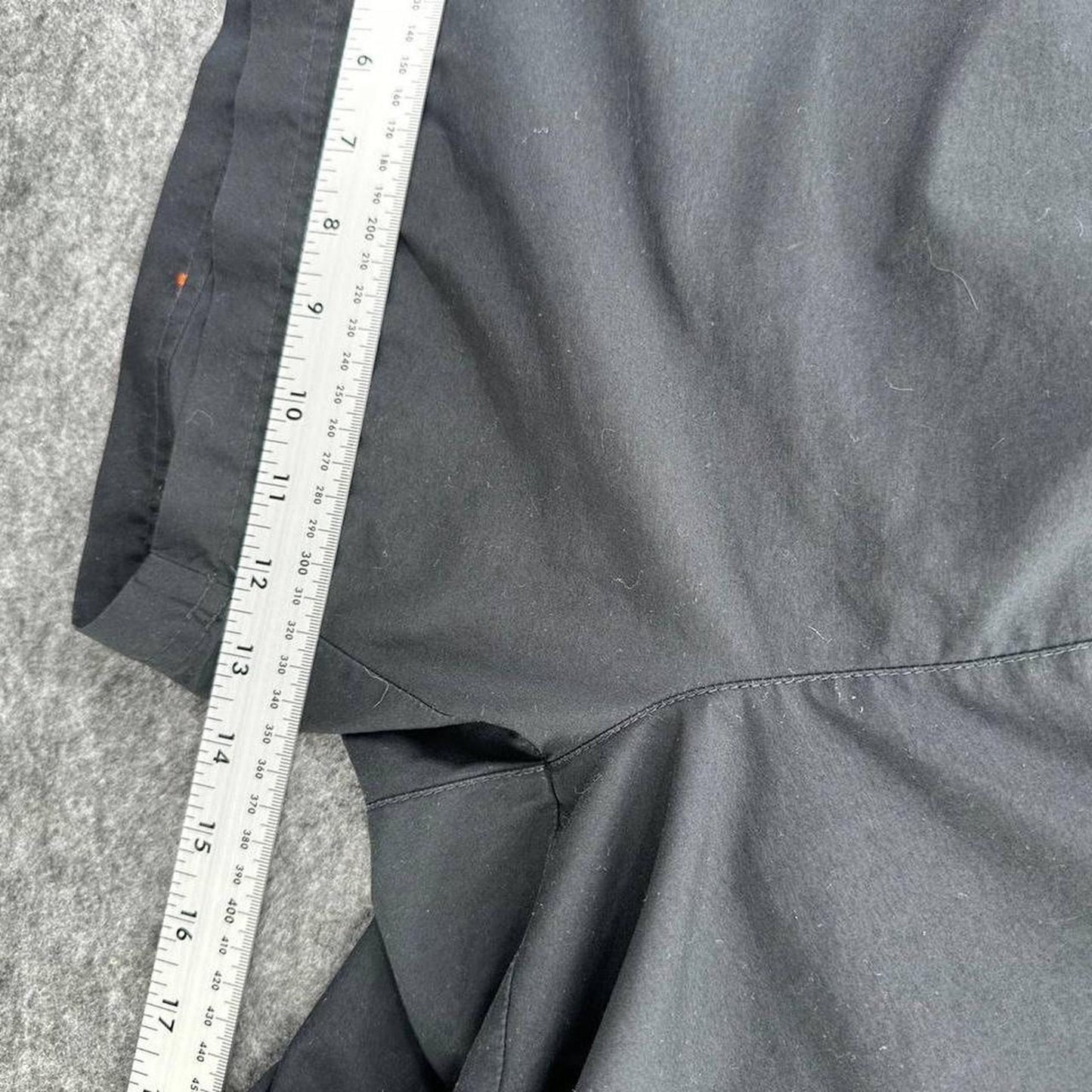 Nike black shorts with white