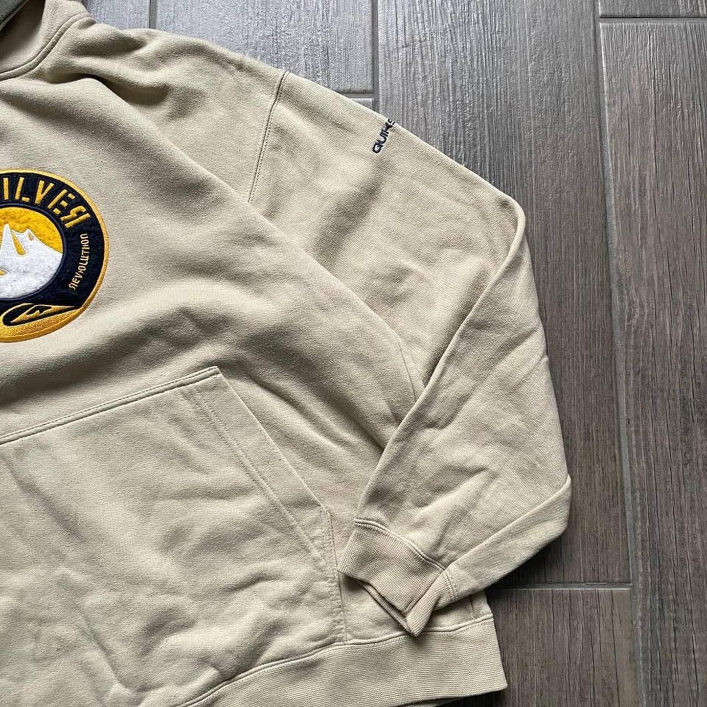 Quiksilver vintage baggy surf style hoodie