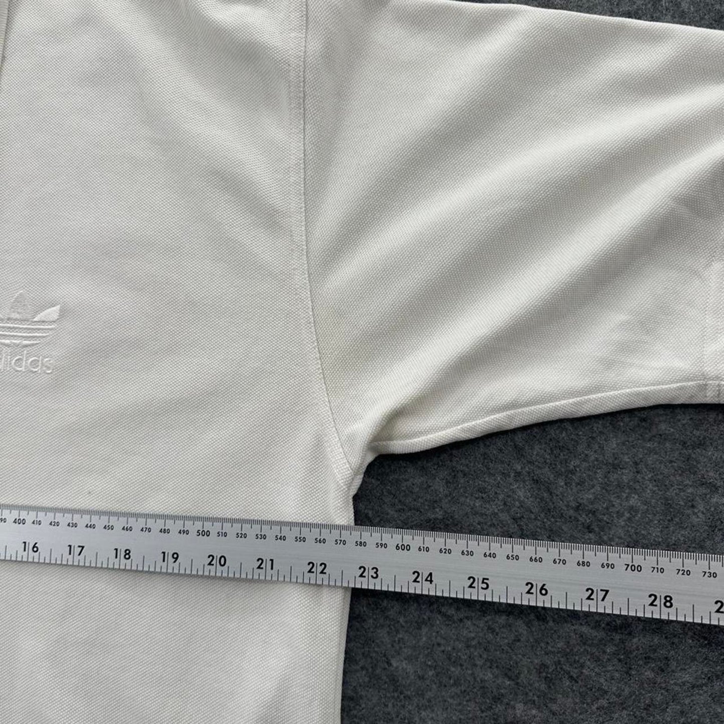 Adidas white polo shirt