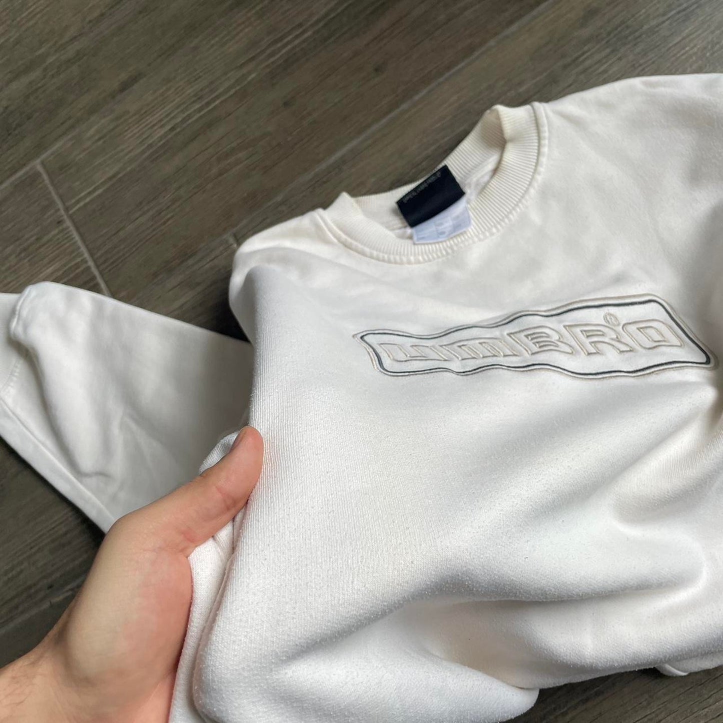 Umbro baggy white streetwear XL sweatshirt