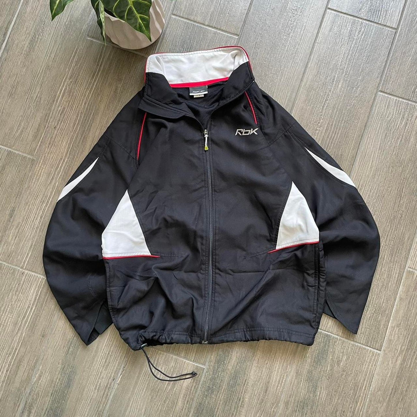Reebok baggy nylon y2k jacket