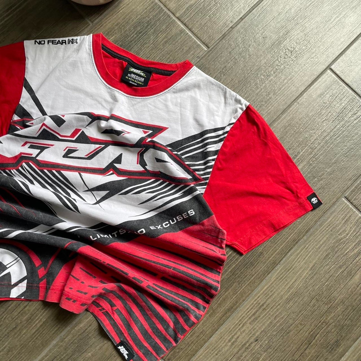 No fear big logo racing tee