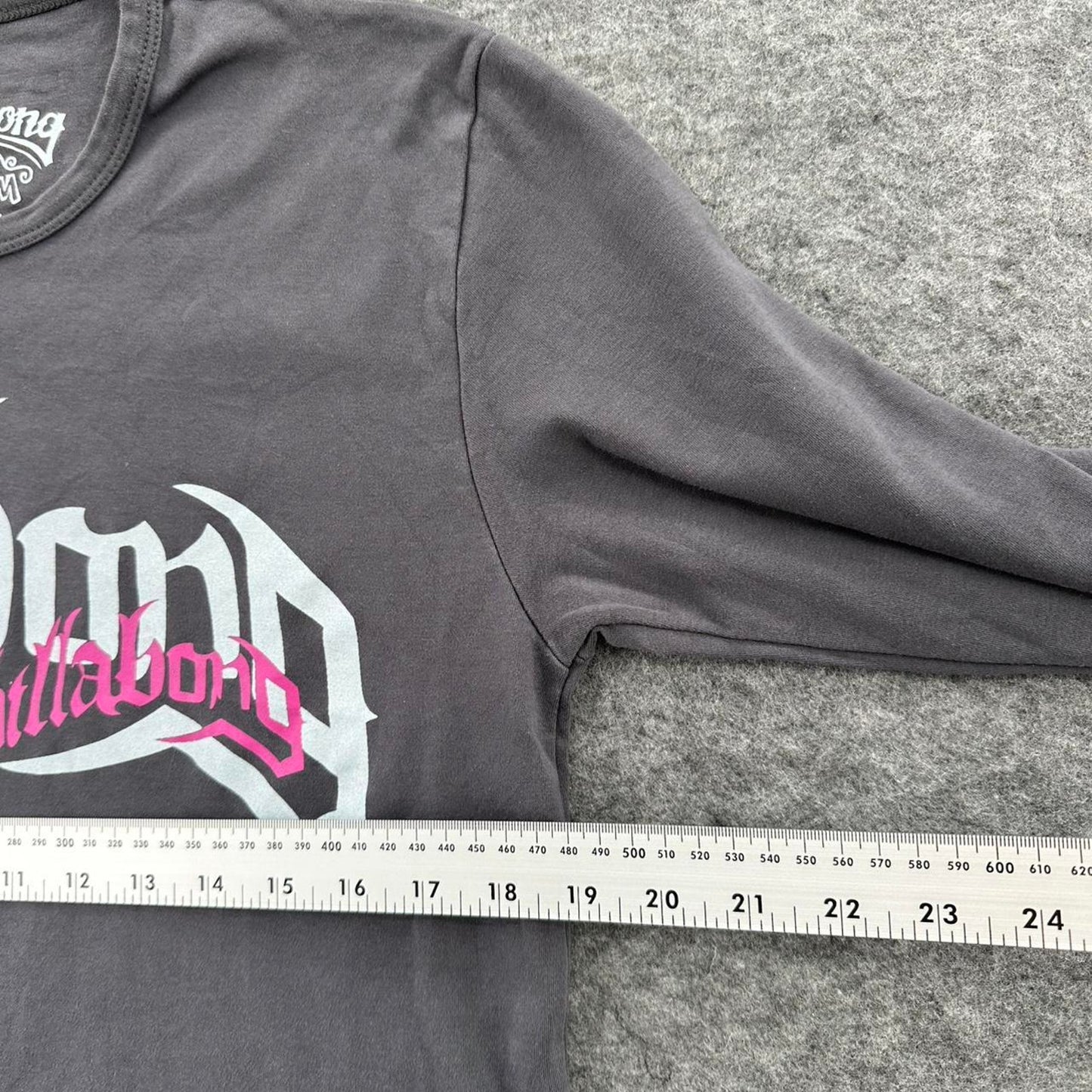 Billabong grey long sleeve shirt