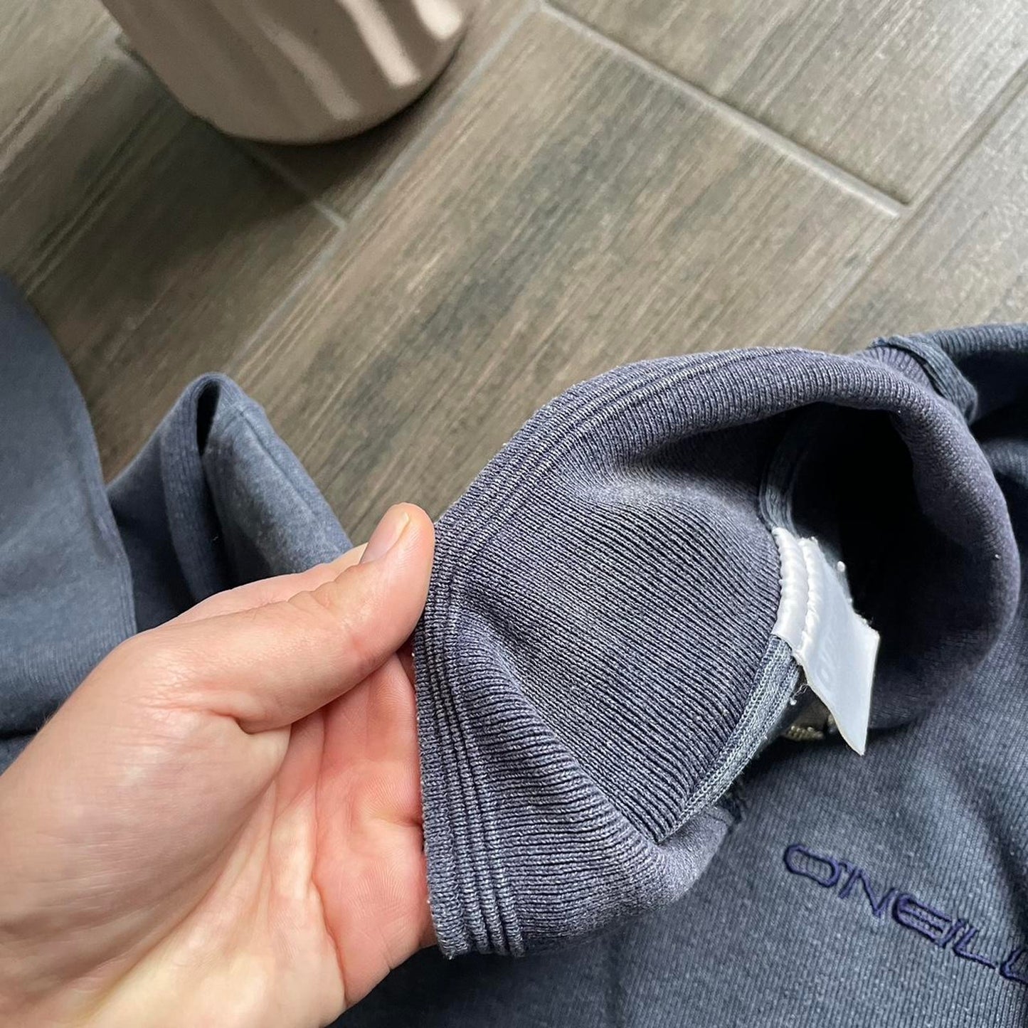 Oneill grey y2k baggy surf jumper XL