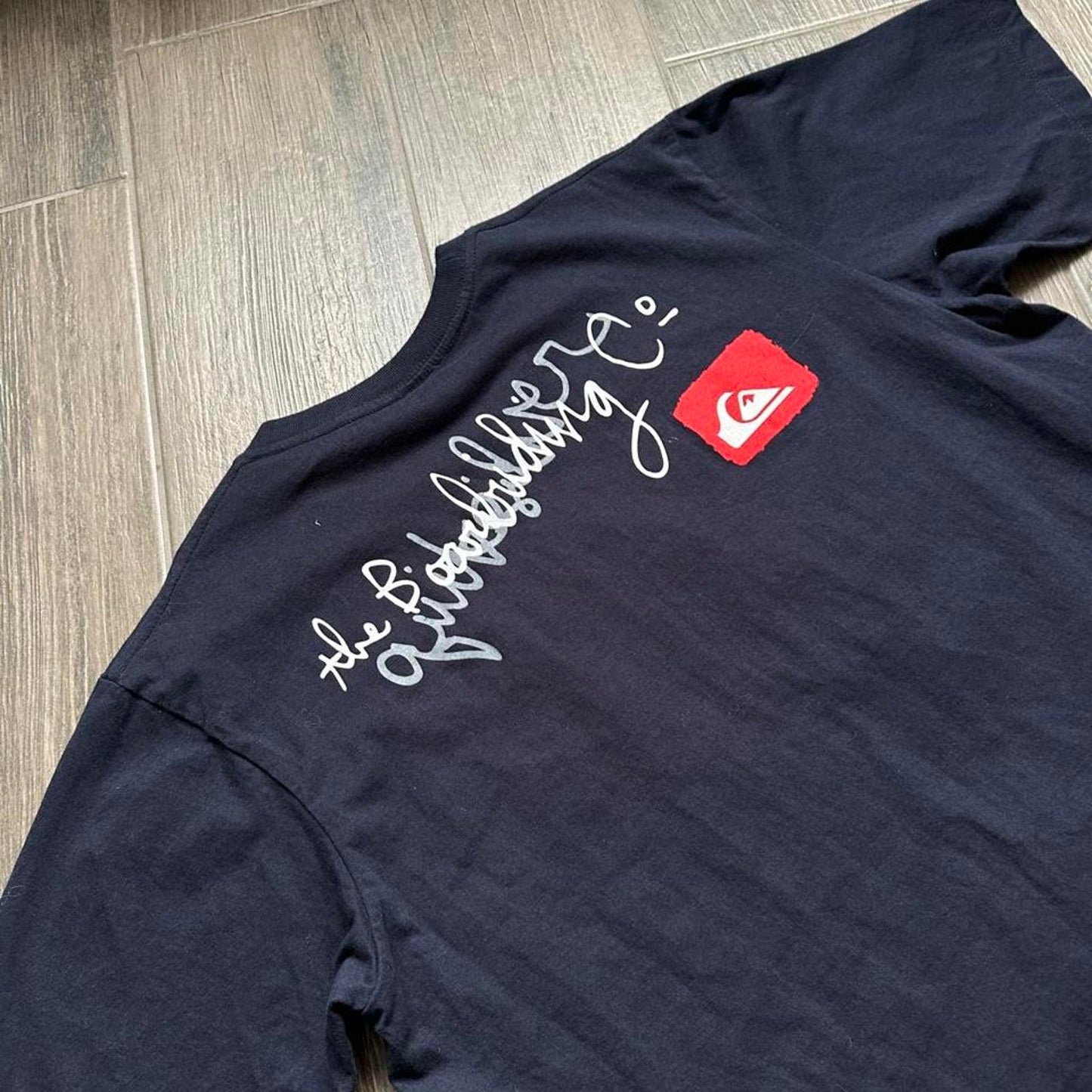 Quiksilver navy blue surf tee